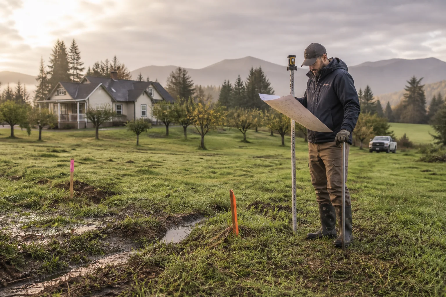 Illustrative field assessment on a Fraser Valley acreage